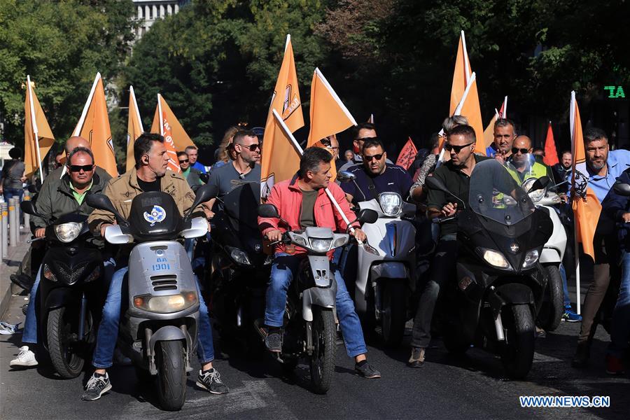 GREECE-ATHENS-MUNICIPAL WORKERS- PROTEST