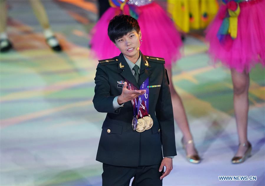 (SP)CHINA-WUHAN-7TH MILITARY WORLD GAMES-CLOSING CEREMONY