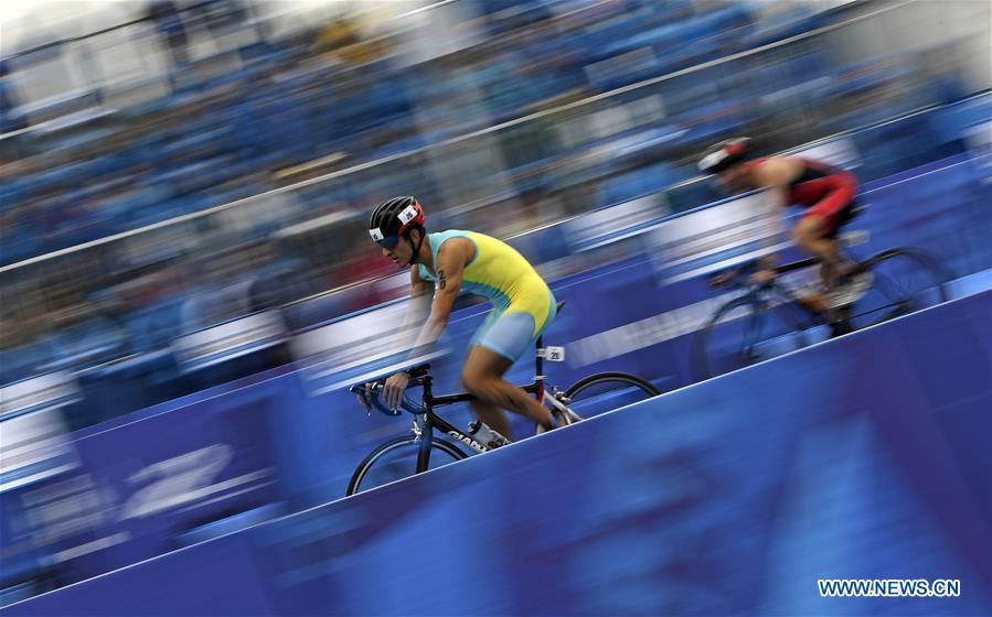 (SP)CHINA-WUHAN-7TH MILITARY WORLD GAMES-TRIATHLON