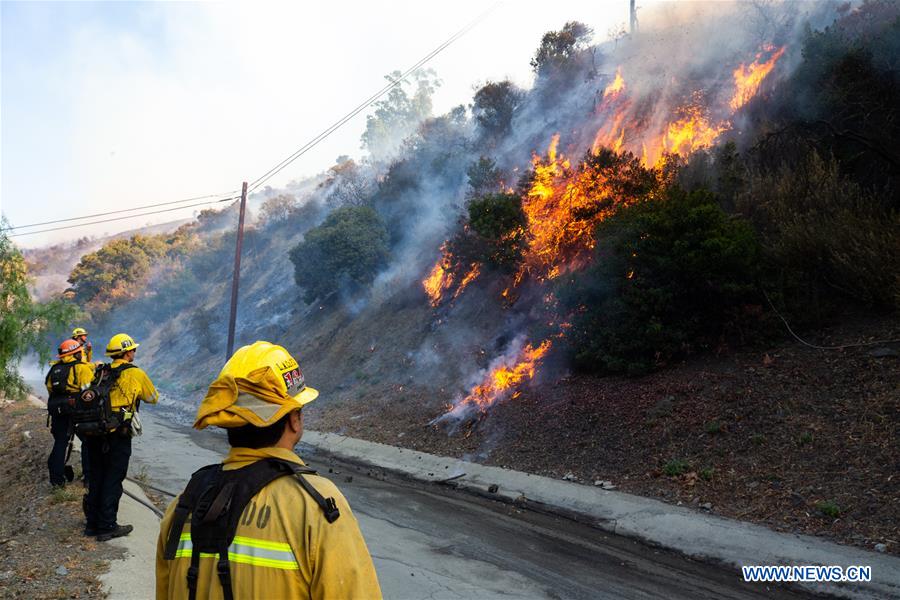 U.S.-LOS ANGELES-FIRE