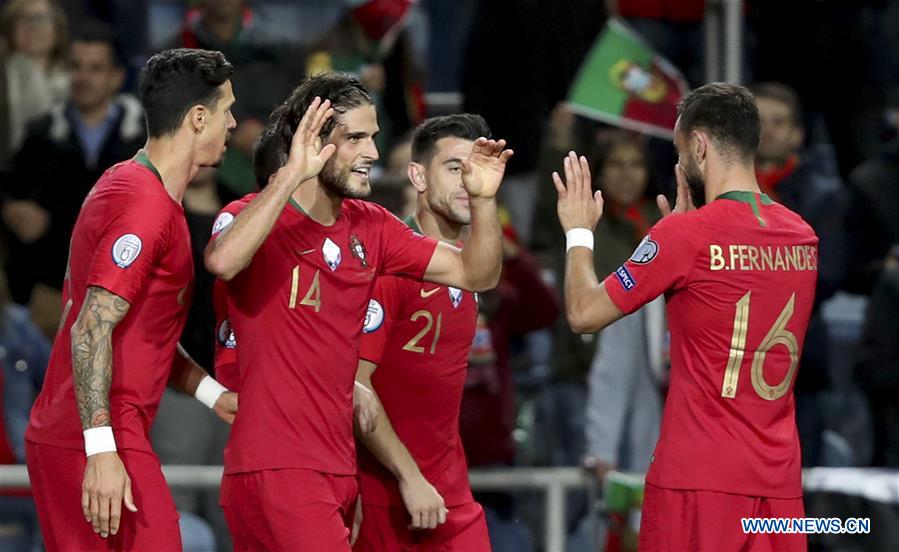 (SP)PORTUGAL-FARO-SOCCER-EURO 2020 QUALIFIER-GROUP B-PORTUGAL VS LITHUANIA