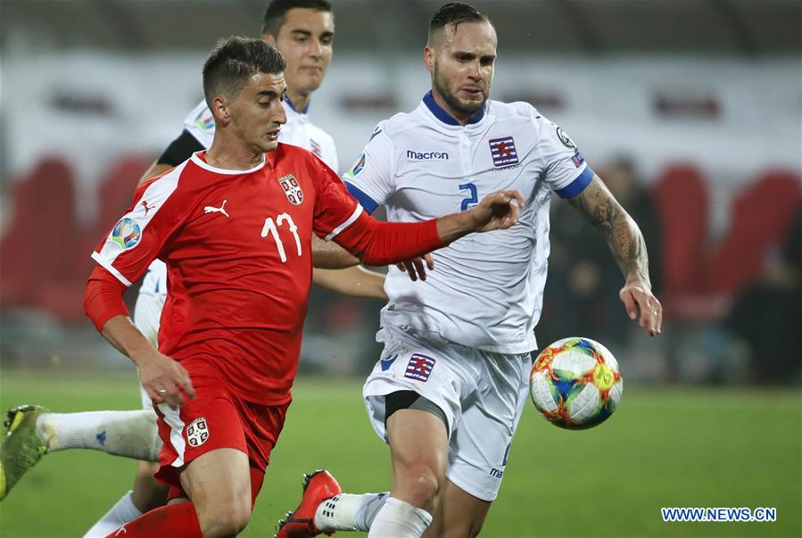 (SP)SERBIA-BELGRADE-SOCCER-EURO2020 QUALIFIER-GROUP B-SERBIA VS LUXEMBOURG