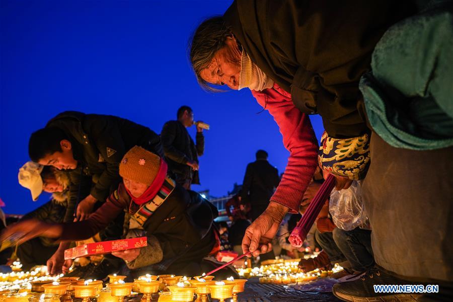 CHINA-QINGHAI-XINING-BUTTER LAMP FESTIVAL (CN)