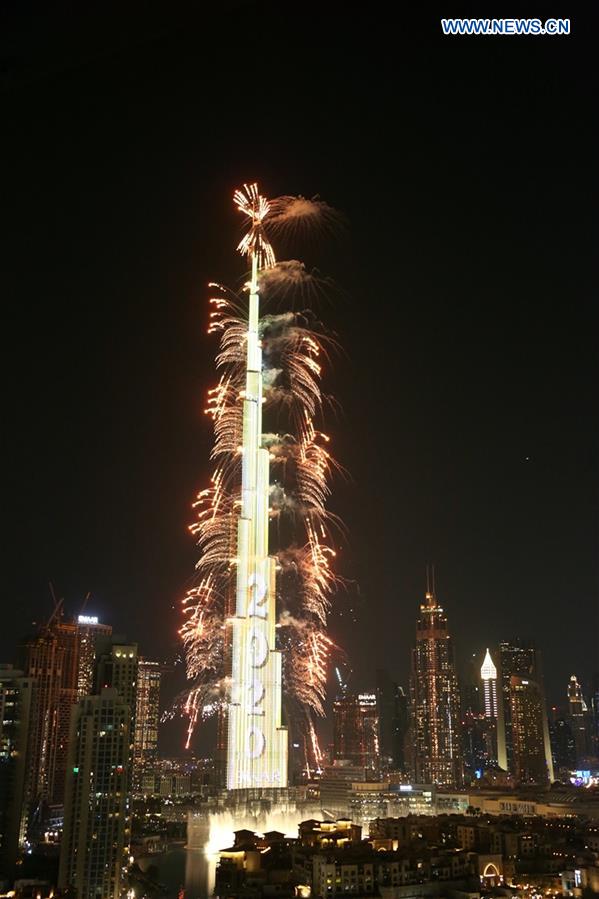 UAE-DUBAI-BURJ KHALIFA-NEW YEAR CELEBRATION