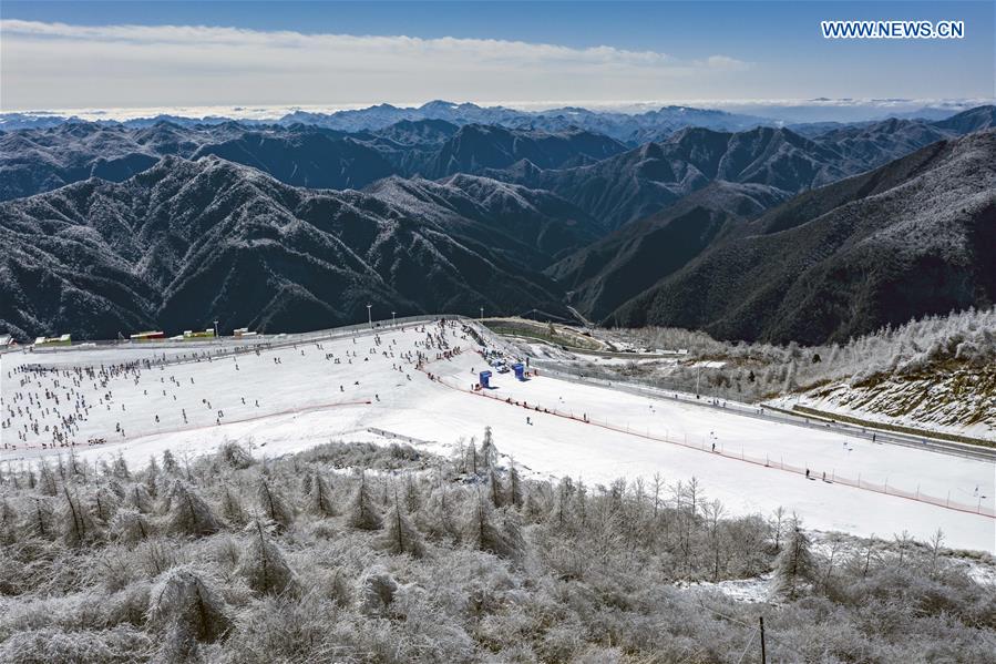 CHINA-HUBEI-WUFENG-WINTER SCENERY (CN)