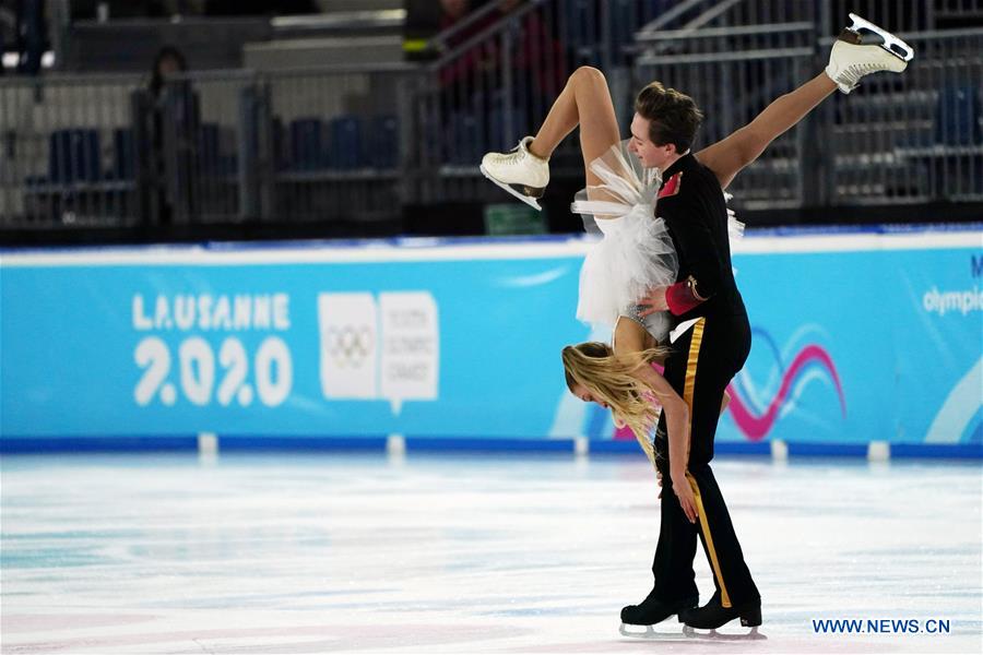 (SP)SWITZERLAND-LAUSANNE-WINTER YOG-FIGURE SKATING-ICE DANCE-FREE DANCE