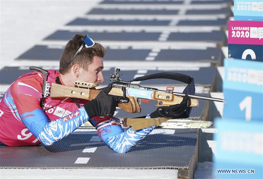 (SP)FRANCE-LES ROUSSES-WINTER YOG-BIATHLON-MEN'S 7.5KM SPRINT