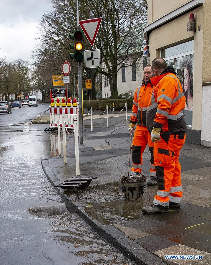 GERMANY-ISERLOHN-STORM-SABINE