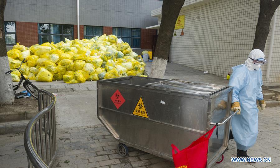 (FOCUS)CHINA-HUBEI-WUHAN-COVID-19-MEDICAL WASTE DISPOSAL (CN)