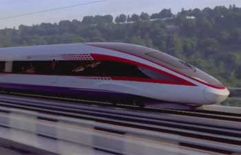 China develops high-speed train to run on different rail systems