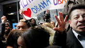 Obama's supporters celebrate victory